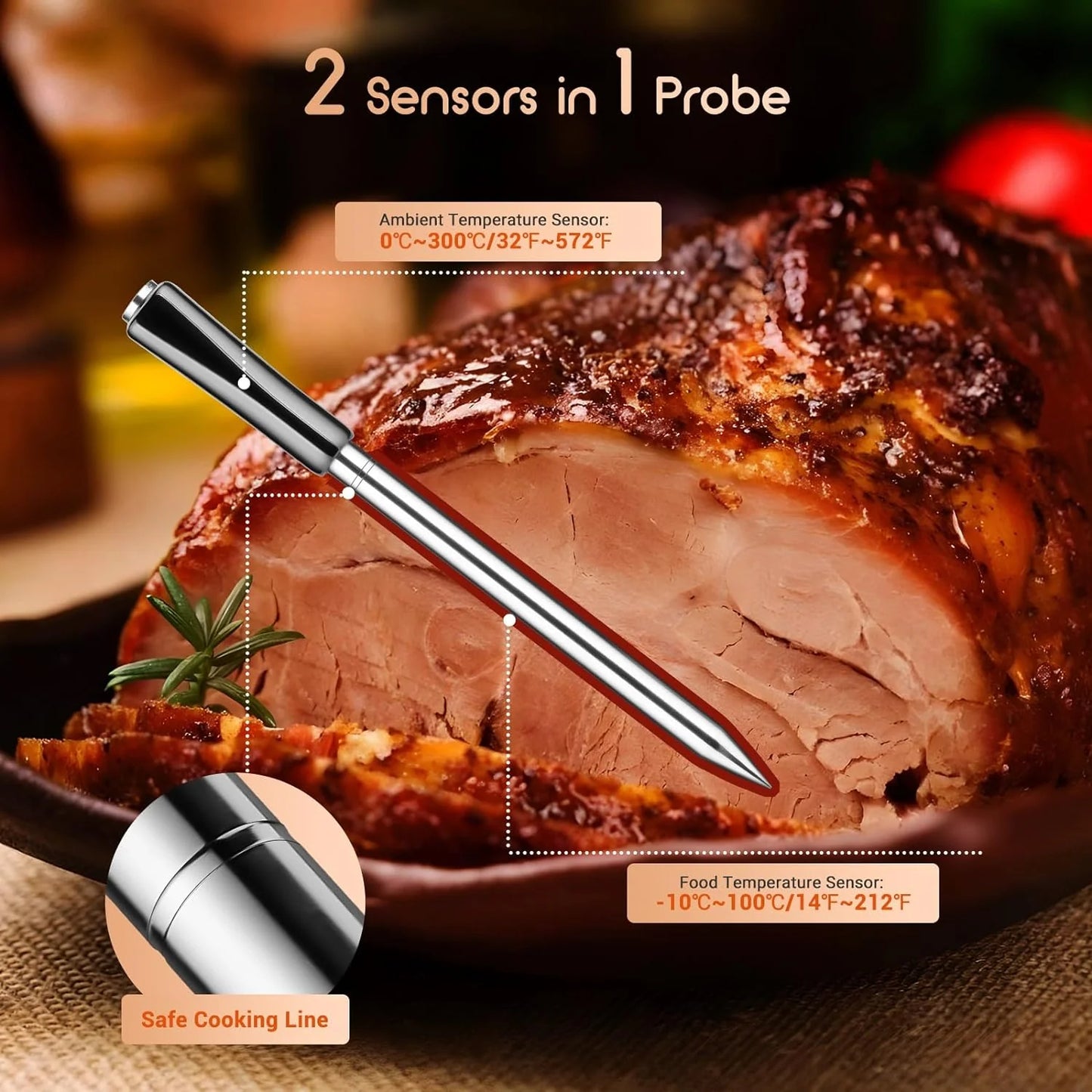 INKBIRD Bluetooth Meat Thermometer