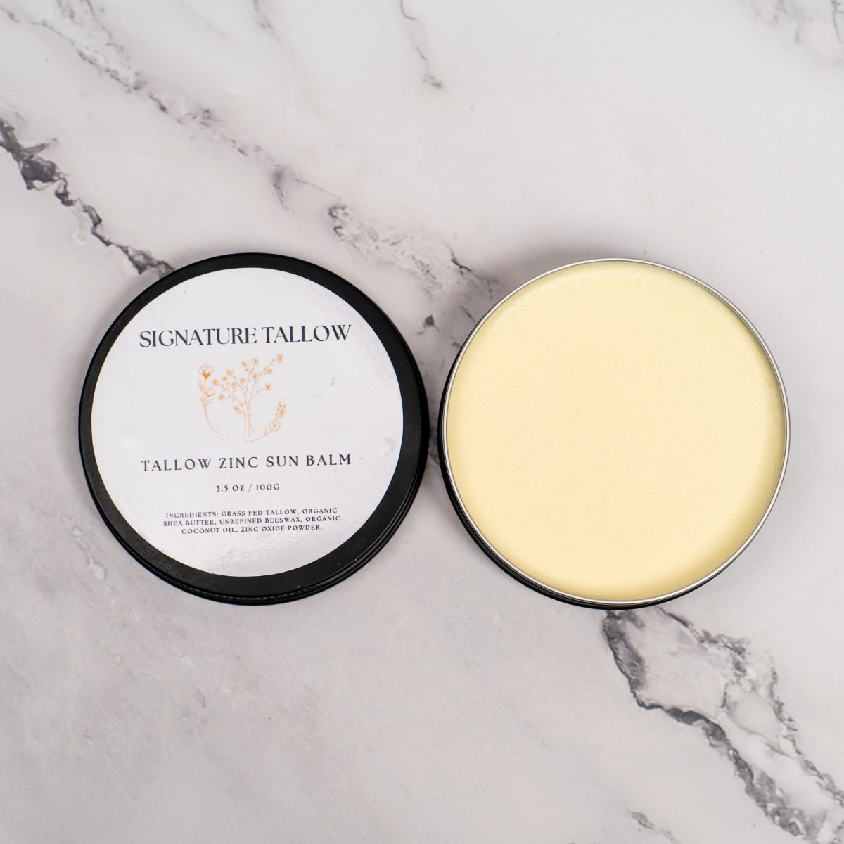 Signature Tallow - Tallow Zinc Sunscreen - 100% Grass-Fed Skincare