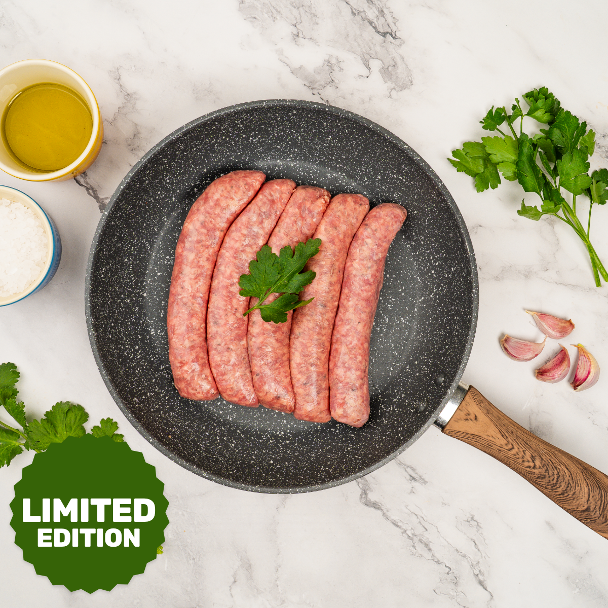 Herb & Garlic Sausages