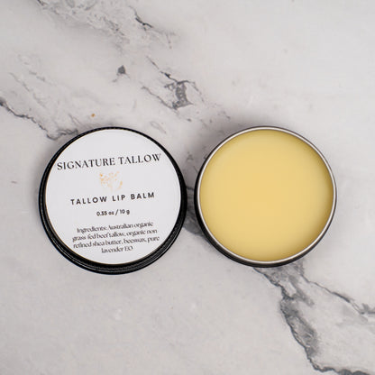 Signature Tallow - Tallow Lip Balm - 100% Grass-Fed Skincare