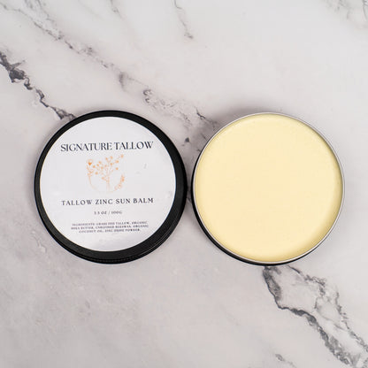 Signature Tallow - Tallow Zinc Sunscreen - 100% Grass-Fed Skincare